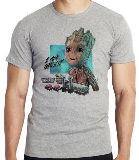 Imagem de Camiseta Groot controle Blusa criança infantil juvenil adulto camisa tamanhos