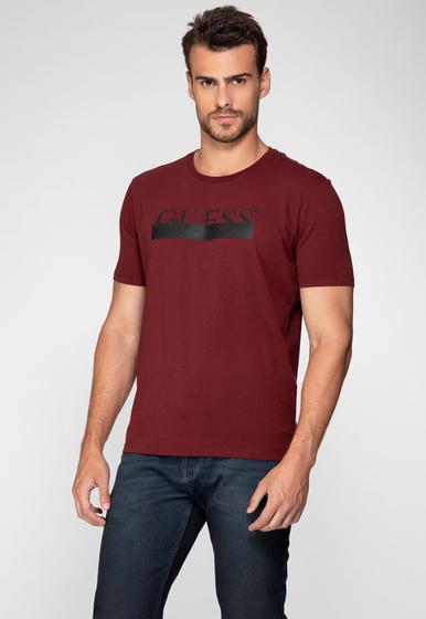 Imagem de Camiseta Guess Silk Emborrachado Vinho