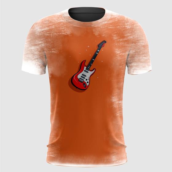 Imagem de Camiseta Guitarra Elétrica Vermelha