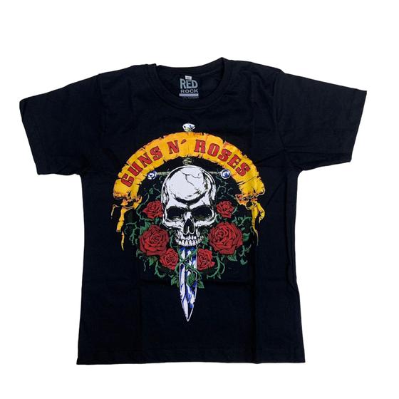 Imagem de Camiseta Guns N' Rose Blusa Infantil Banda de Rock Bo522