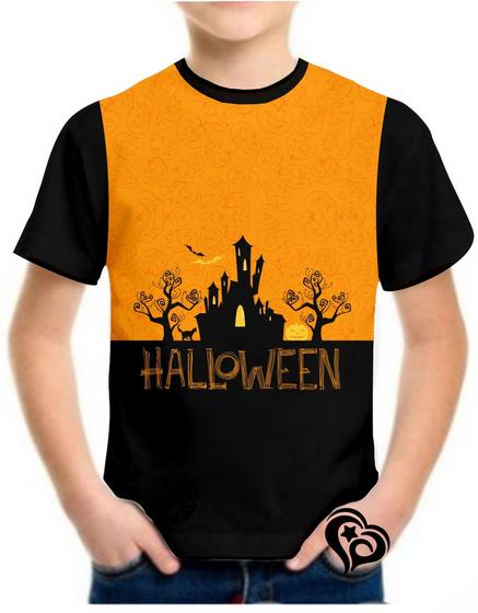 Imagem de Camiseta Halloween Masculina Terror Infantil Blusa