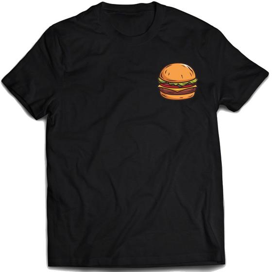 Imagem de Camiseta Hamburger X-tudo Camisa Lanche Lanchonete Comida