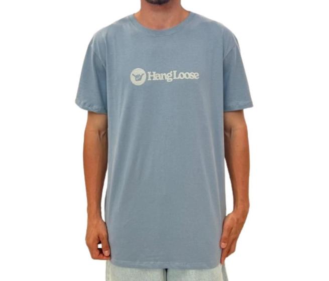 Imagem de Camiseta hang loose big original typonew azul