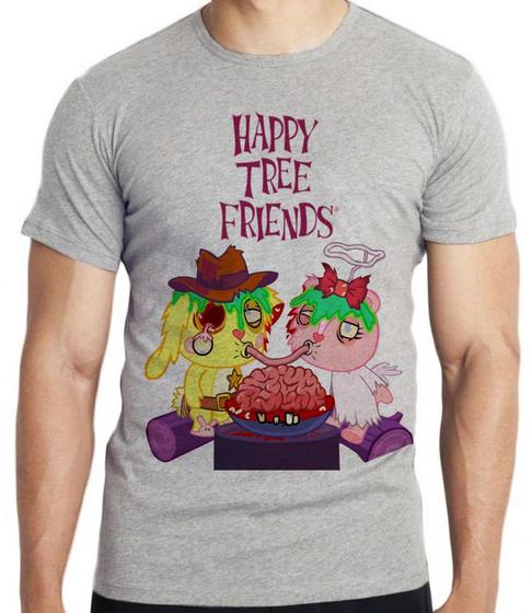 Imagem de Camiseta  Happy Tree Friends Spaguetti Blusa criança infantil juvenil adulto camisa tamanhos