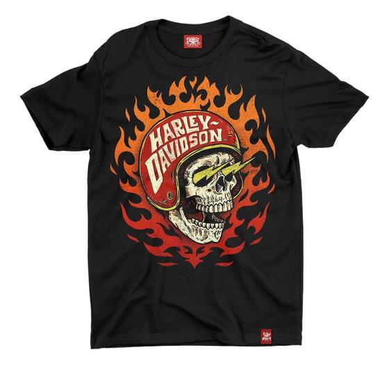 Imagem de Camiseta Harley Davidson Capacete