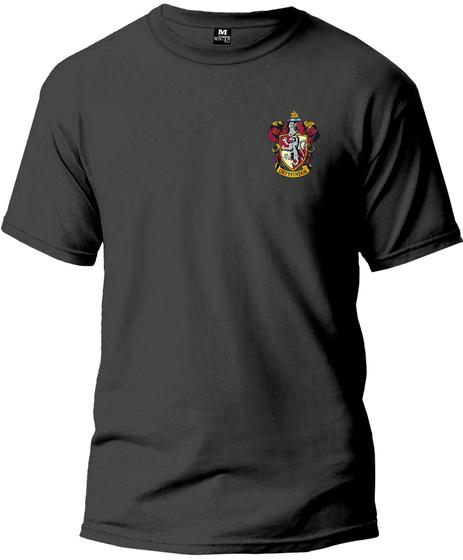 Imagem de Camiseta Harry Potter Grifinória Classic Adulto Camisa Manga Curta Premium 100% Algodão Fresquinha