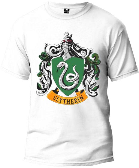 Imagem de Camiseta Harry Potter Sonserina Básica Malha Algodão 30.1 Masculina e Feminina Manga Curta