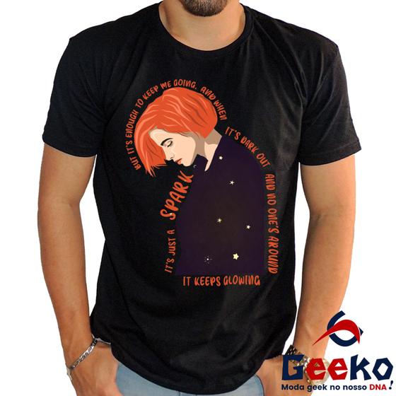 Imagem de Camiseta Hayley Williams 100% Algodão Paramore Rock Geeko