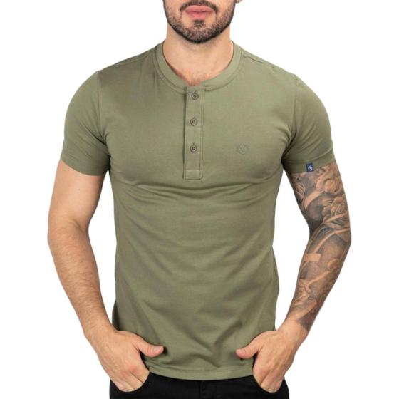 Imagem de Camiseta Henley VersatiOld Verde Musgo