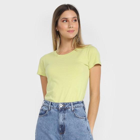 Camiseta Hering Básica Feminina - Camiseta Feminina - Magazine Luiza