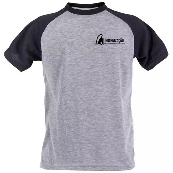 Imagem de Camiseta higienização limpeza uniforme trabalho profissão