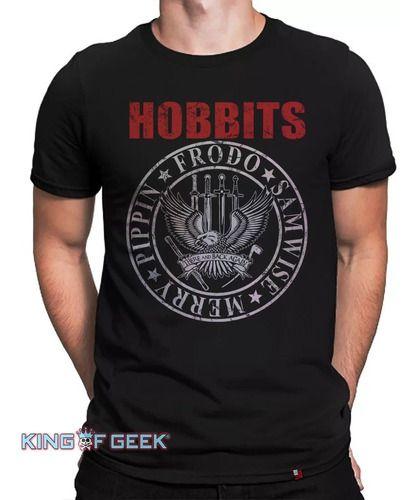 Imagem de Camiseta Hobbits O Senhor Dos Anéis Camisa Filmes Geek Série