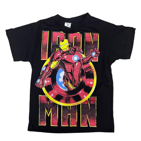 Imagem de Camiseta Homem de Ferro Iron Man Super Herói Jogo Game Blusa Infantil Maj1702