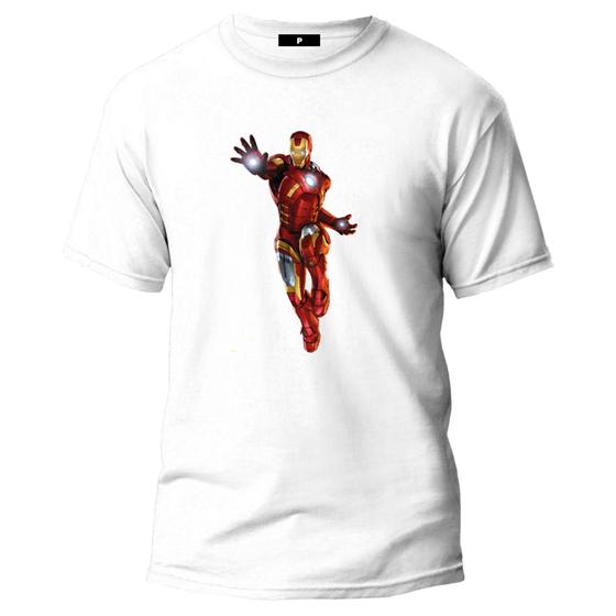 Imagem de Camiseta Homem De Ferro Masculino E Feminino Top