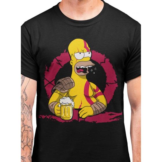 Imagem de Camiseta Homer Beer Gamer Geek Nerd