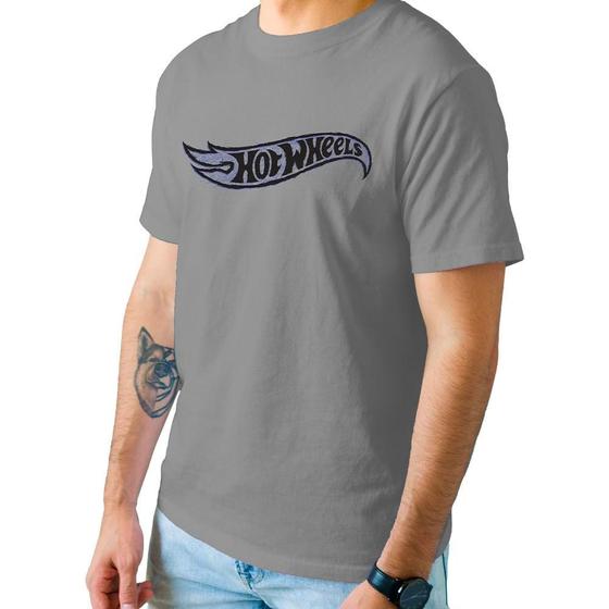 Imagem de Camiseta Hot Wheels Cinza M - Fun Divirta-se