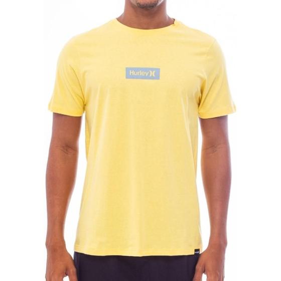 Imagem de Camiseta Hurley Box SM25 Masculina Amarelo