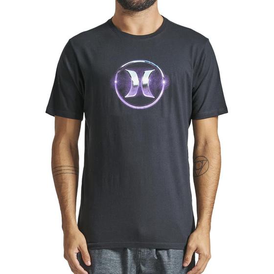 Imagem de Camiseta Hurley Chrome Icon SM24 Masculina Preto