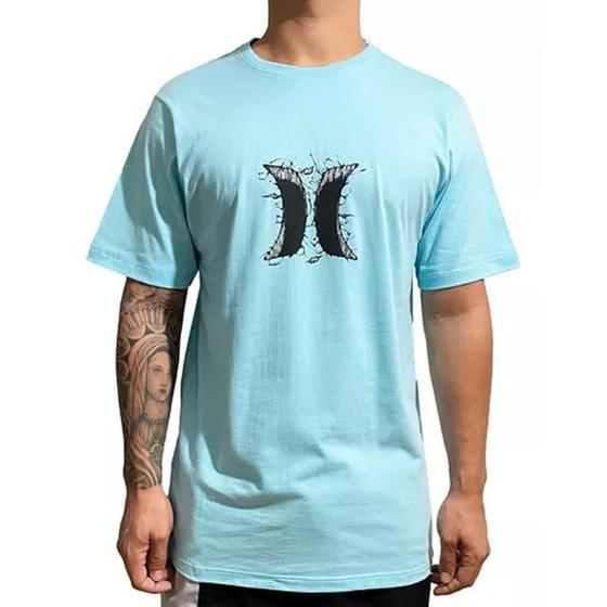 Imagem de Camiseta Hurley Hole SM25 Masculina Azul