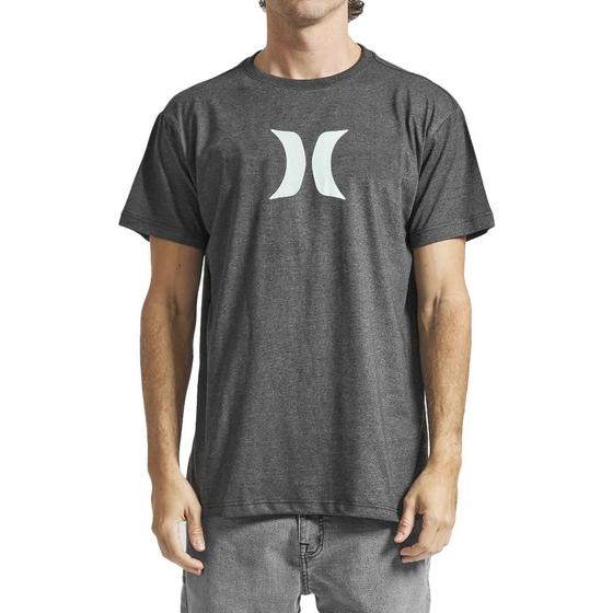 Imagem de Camiseta Hurley Icon SM24 Masculina Mescla Preto