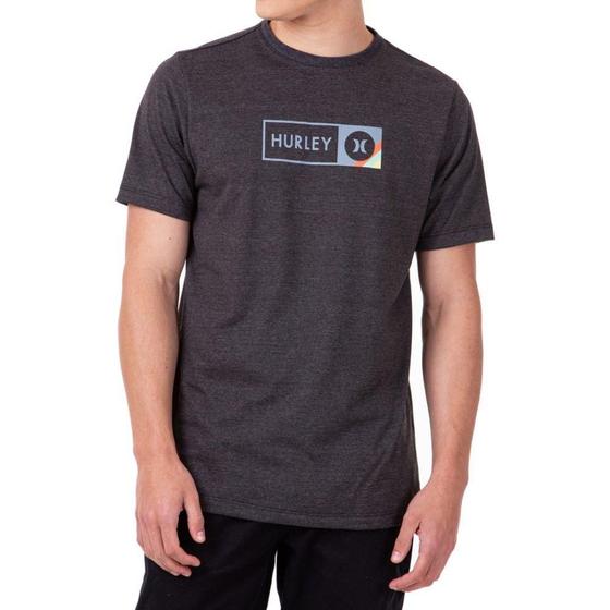 Camiseta Hurley Inbox Oversize Masculina Preto Menor preço em Camiseta Hurley Inbox Oversize Masculina Preto