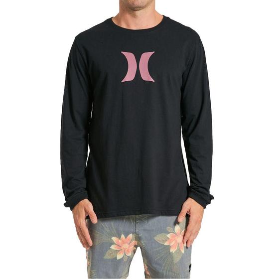 Imagem de Camiseta Hurley Manga Longa Icon Masculina Preto