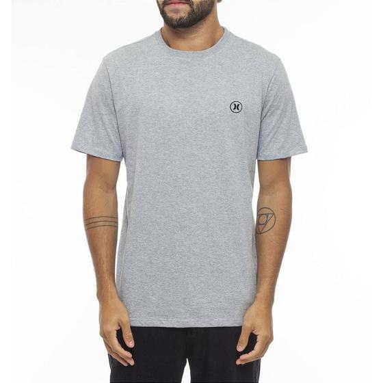 Imagem de Camiseta Hurley Mini Icon WT23 Masculina Cinza Mescla