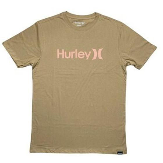 Imagem de Camiseta Hurley O&O Solid SM25 Masculina Bege