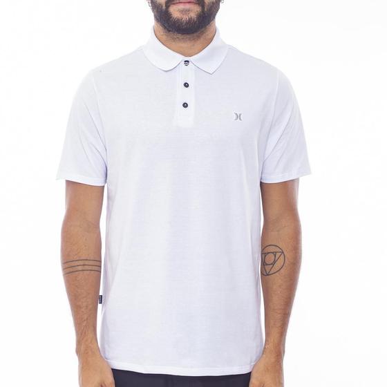 Imagem de Camiseta Hurley Polo Office WT24 Masculina Branco