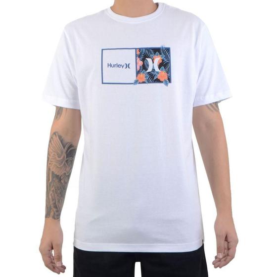 Imagem de Camiseta Hurley Silk Box Masculina Branco