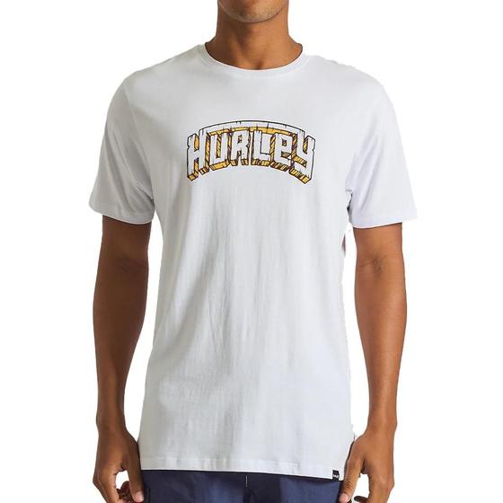 Imagem de Camiseta Hurley Tiki SM25 Masculina Branco