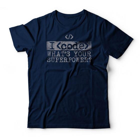 Imagem de Camiseta I Code Studio Geek Casual