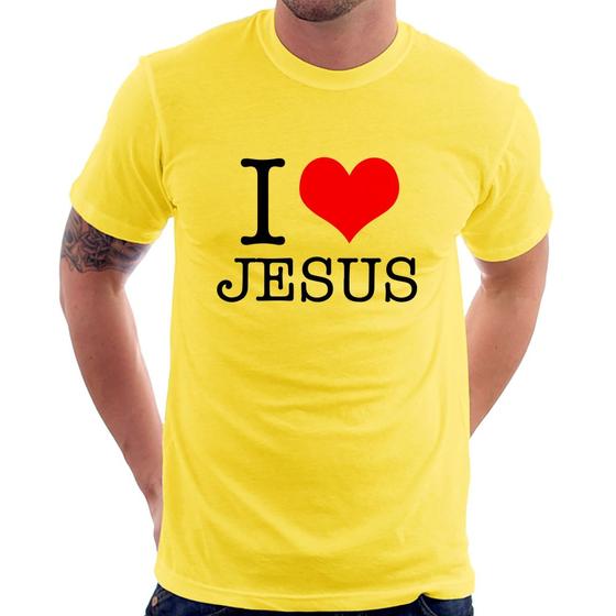 Imagem de Camiseta I Love Jesus - Foca na Moda