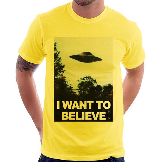 Imagem de Camiseta I Want To Believe - Foca na Moda