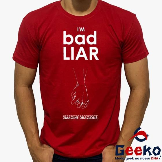 Imagem de Camiseta Imagine Dragons 100% Algodão Bad Liar Indie Rock Geeko