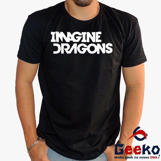 Imagem de Camiseta Imagine Dragons 100% Algodão Indie Rock Geeko