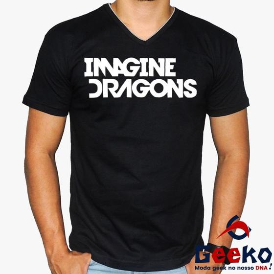 Imagem de Camiseta Imagine Dragons 100% Algodão Indie Rock Geeko