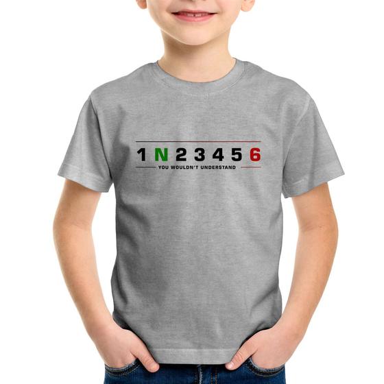 Imagem de Camiseta Infantil 1 N 2 3 4 5 6 You Wouldn't Understand - Foca na Moda