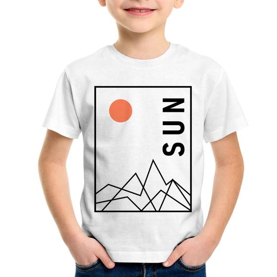 Imagem de Camiseta Infantil Abstract Sun - Foca na Moda