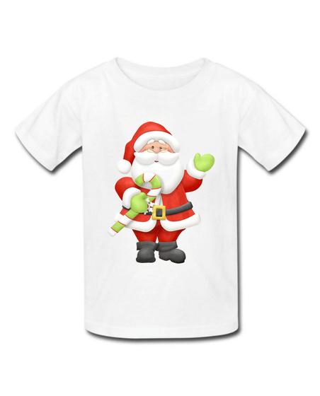 Imagem de Camiseta infantil Adulto menino menina Feliz Nata Grinch Papai Noel Ho Ho Ho Festa Xadrez Rena