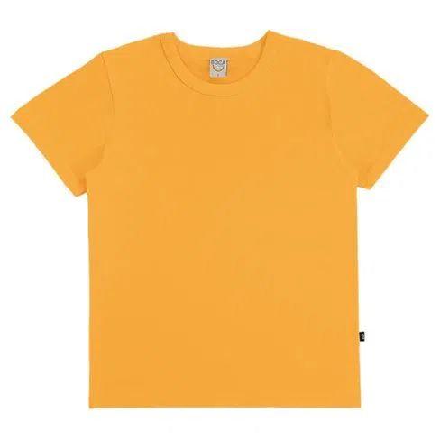 Imagem de Camiseta infantil amarelo liso