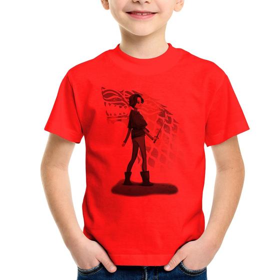 Imagem de Camiseta Infantil Arya Stark Art - Foca na Moda