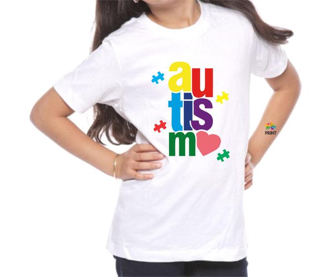 Imagem de Camiseta Infantil Autismo Est. 1.20 - Autista Zlprint
