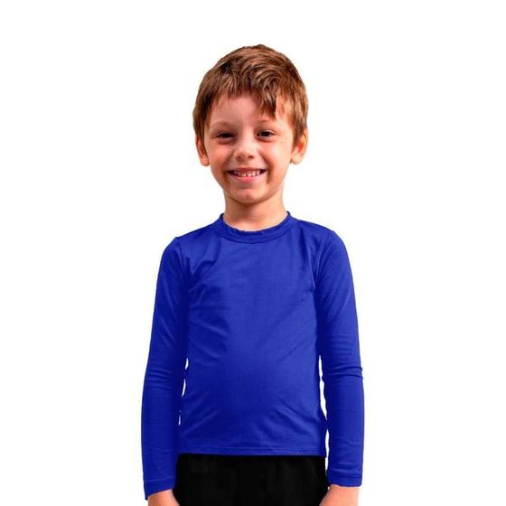 Imagem de Camiseta Infantil Azul com Proteção UV Tamanho 10  31  - Vitho Protection