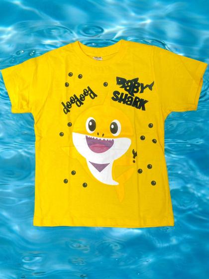 Imagem de Camiseta Infantil Baby Shark Menino