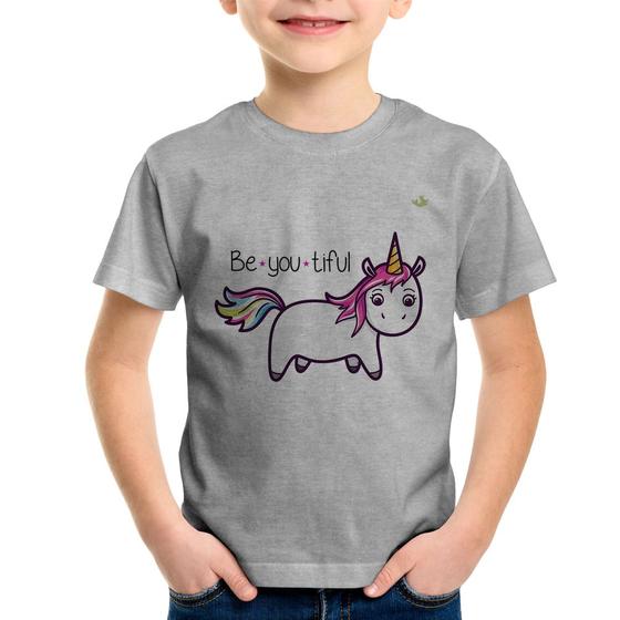 Imagem de Camiseta Infantil Be You Tiful - Foca na Moda