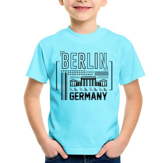 Imagem de Camiseta Infantil Berlim Alemanha - Foca na Moda
