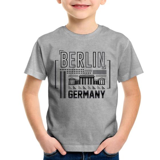 Imagem de Camiseta Infantil Berlim Alemanha - Foca na Moda