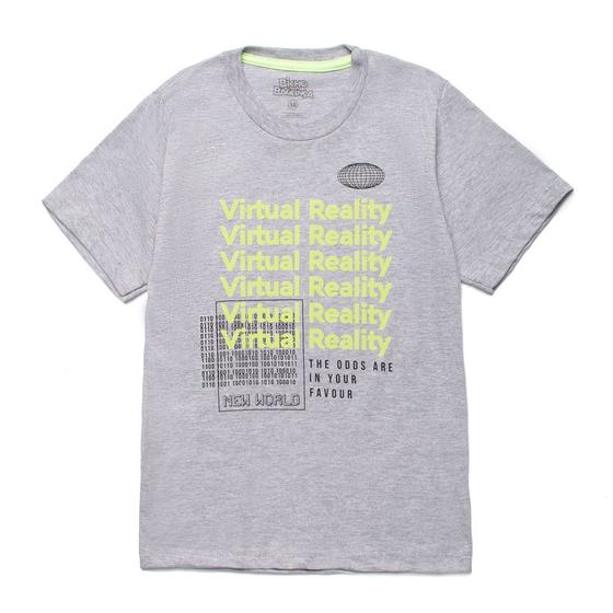 Imagem de Camiseta Infantil Bicho Bagunça Menino Virtual Reality Cinza