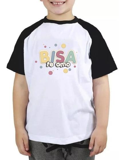 Imagem de Camiseta infantil bisa te amo camisa blusa presente bisavó